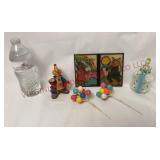 Vintage Cake Toppers & "You Brighten My Day" Decor