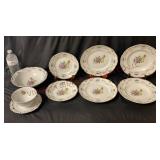 Dresden Spray Reichenbach German GDR Dinnerware