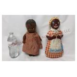 Vintage Composition Baby Doll & Aunt Jemima Doll