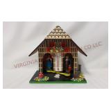 German Weather House Thermometer - 5" tall