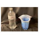 Duncan & Miller Canterbury Blue Opalescent 5" Vase
