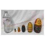 Vintage Circus Nesting Matryoshka Dolls - Set of 5