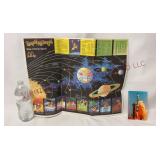 Vintage McDonalds Space / Moon Map & NASA Postcard