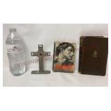 Vtg Table Top Cross, Men Before God & Native Book