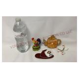 Rooster Trinket Box, Stained Glass & Goose Family