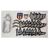 WWII Air Corps, SHAEF, Drill & Insignia Patches