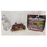 Micro-Machines City Scenes Station & NASCAR Set