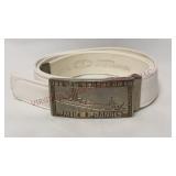 USS New Jersey BB 62 Mike Francis Buckle w Belt