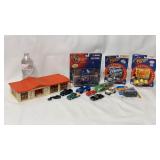 Vintage Hot Wheels Super-Charger & Toy Vehicles