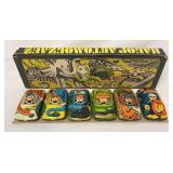 Moscow Toy USSR Tin Litho Safari Car Set w Box