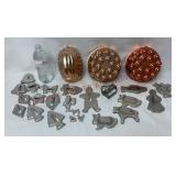 Vintage Aluminum Molds & Cookie Cutters