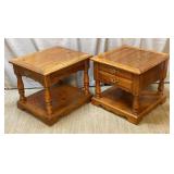 Bassett Furniture & Unmarked End Table