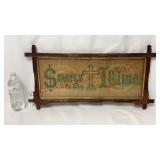 Victorian Era Punched Paper Framed Sampler
