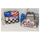 NASCAR Seat Cushion & Coors Light Soft Side Cooler