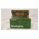 Vintage Remington 380 Auto Empty Box & Partial Box