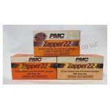 PMC .22LR Zapper 22 High Velocity -3 Boxes- Full