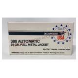 Winchester 380 Auto 95 gr - 50 rounds - Full Box