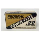 Vintage Federal HV Power-Flite 22LR - Full
