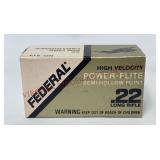 Vintage Federal HV Power-Flite 22 LR - Full