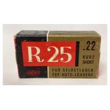 Vtg German RWS R-25 Dynamit-Nobel 22 Short - Full