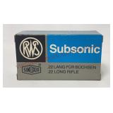 Vintage RWS Dynamit Nobel 22 LR Subsonic - Full