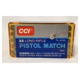 Vintage CCI 22LR Pistol Match - Sealed - 50 Rounds