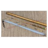 Vtg Actionrod Actionglas Model 1766 Spinning Rod