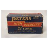Vintage Peters 22LR High Velocity - Partial
