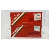 Vintage Federal 222 Rem 50Gr - 2 Boxes / 40 Rounds