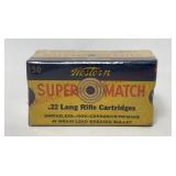 Vintage Western Super Match 22LR Cartridges - Full