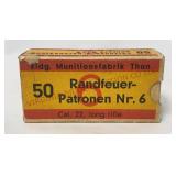 Vintage German 22 Cal LR Rounds - Complete