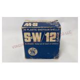 Vintage S&W 12 ga Shells No 4 Shot - See Desc