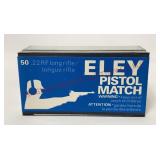Vintage Eley 22LR Pistol Match - Sealed / Full