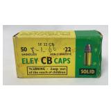 Vintage Eley 22 CB Caps - Full