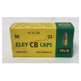 Vintage Eley 22 CB Caps - Full