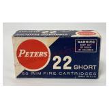 Vtg Peters 22 Short Standard Velocity - Full