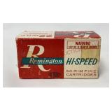 Vtg Remington Kleanbore Hi-Speed 22 WRF Special