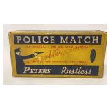 Vtg Peters Police Match Wad Cutters & Rem 38 Spec