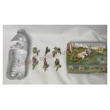 Winnie the Pooh Lunt Silver Plate Candle Holders