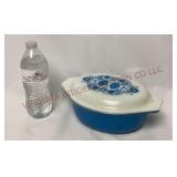 Pyrex Horizon Blue 1-1/2 Qt Oval Casserole 043