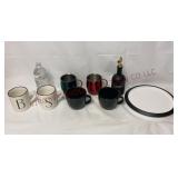NEW - Coffee Cups, Olive Oil Dispenser, Lazy Susan