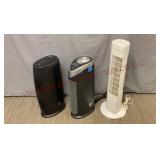 Tower Fan & (2) Germ Guardian Air Purifiers