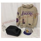 Los Angles Lakers Hat, Youth Pull-Over & Hat Case