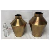 Model Home Decor - Mercana Perrin Metal Vases