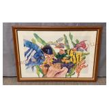 1990s John Martin Jensen Tropical Fish Lithograph