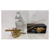 Vintage Execu Brass Cannon w Box