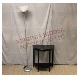 Modern Floor Lamp & 1-Drawer Accent Table