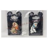 Disney Parks Chip & Dale, Dancing Olaf Pins