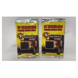 Vintage 18 Wheelers Trading Cards - 2 Sealed Packs