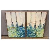 Abstract Canvas Wall Art Set - 24"x36"